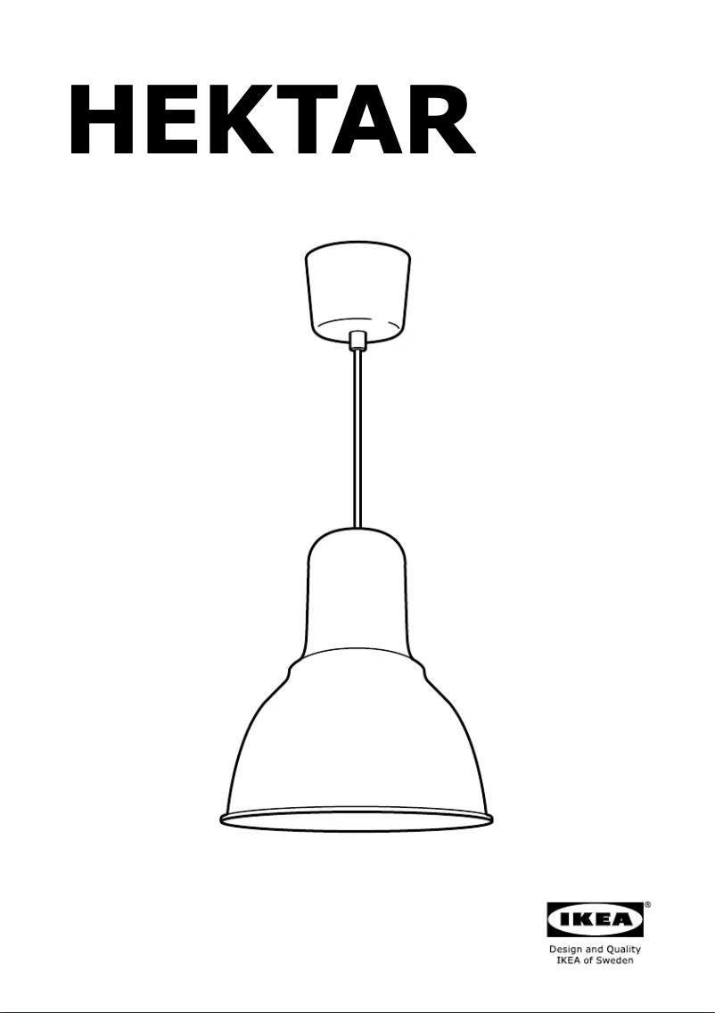 Image de la première page du manuel de l'appareil HEKTAR