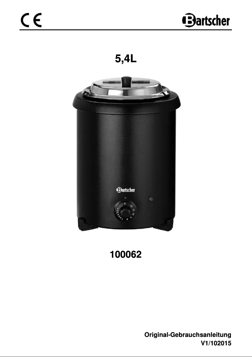 Image de la première page du manuel de l'appareil 100062