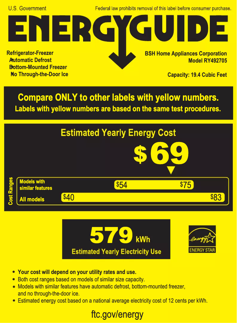 Image de la première page du manuel de l'appareil RY492705