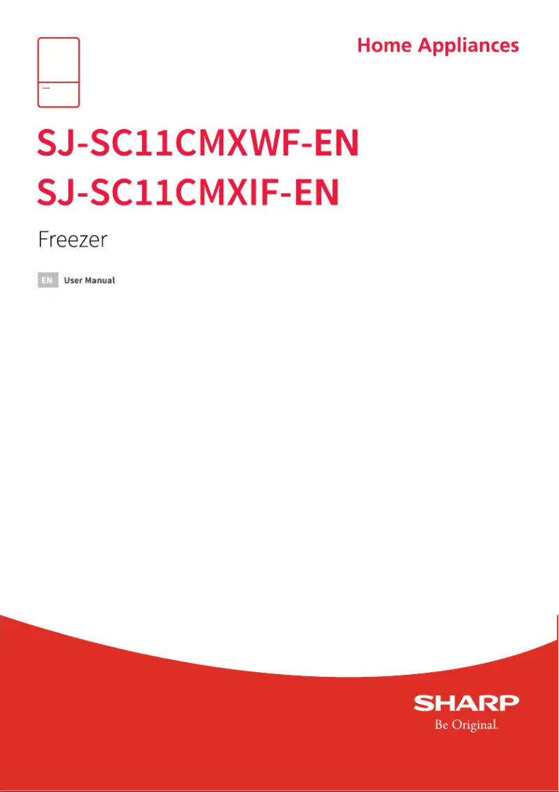 Page n°1 - Manuel utilisateur Sharp SJ-SC11CMXIF-EN