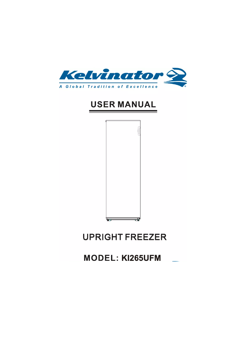 Page 1 de la notice Manuel utilisateur Kelvinator KI265UFM
