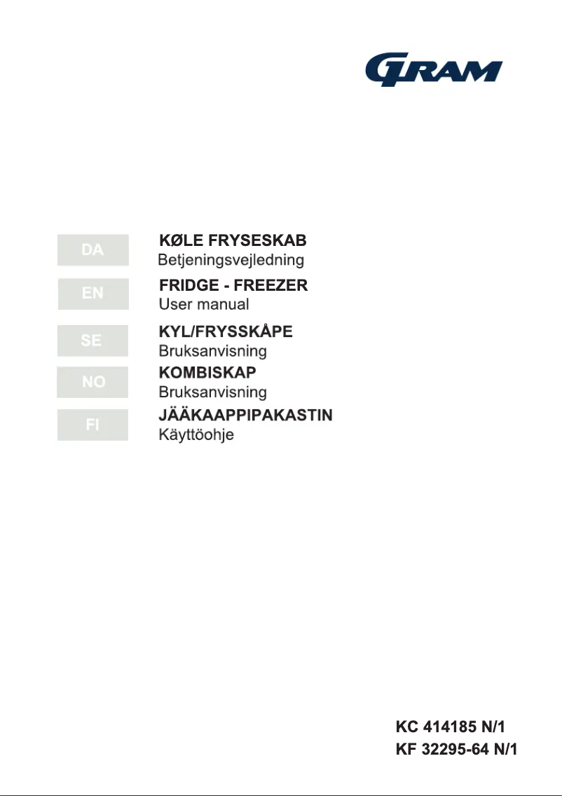 Image de la première page du manuel de l'appareil KC 414185 N/1