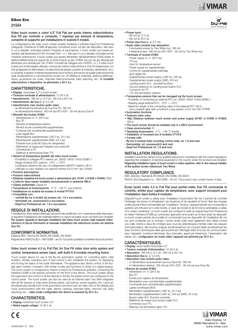 Image de la première page du manuel de l'appareil R21554.BN