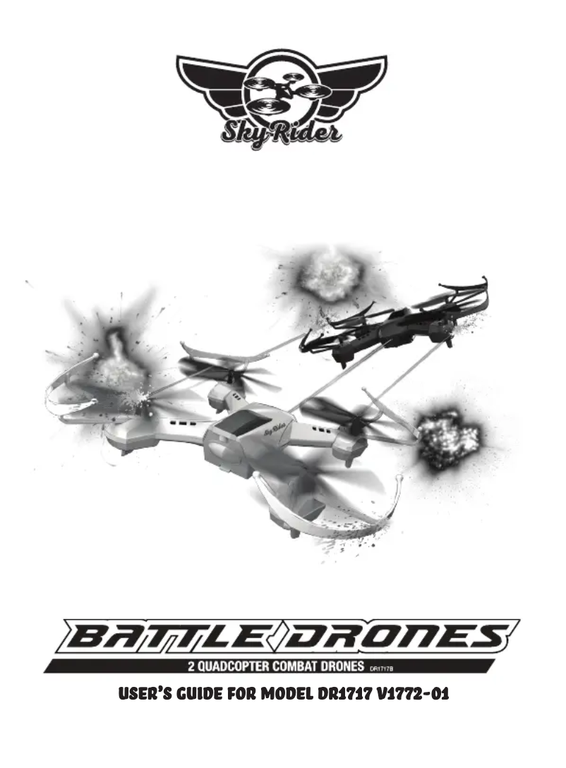 Page n°1 - Manuel utilisateur SkyRider Battle Drone