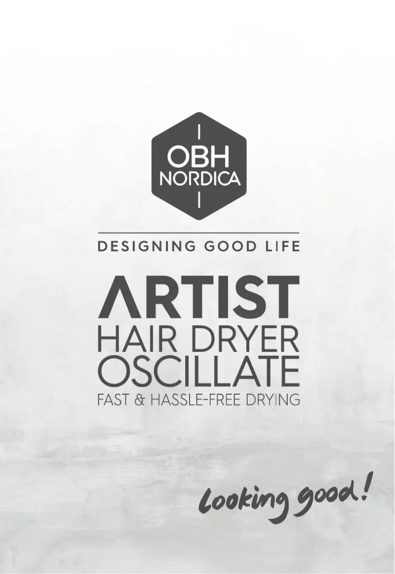 Page n°1 - Manuel utilisateur OBH Nordica Artist Oscillate NV1630N0
