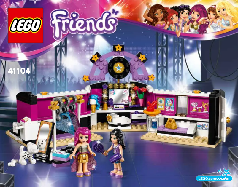 Page n°1 - Manuel utilisateur Lego Friends 41104
