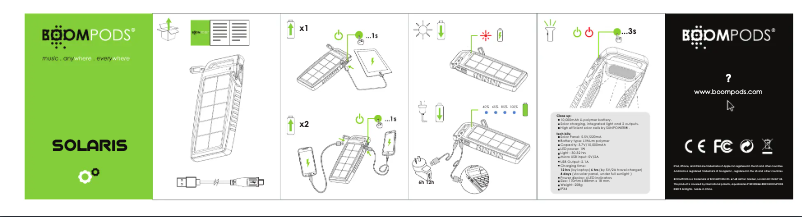Image de la première page du manuel de l'appareil Solaris
