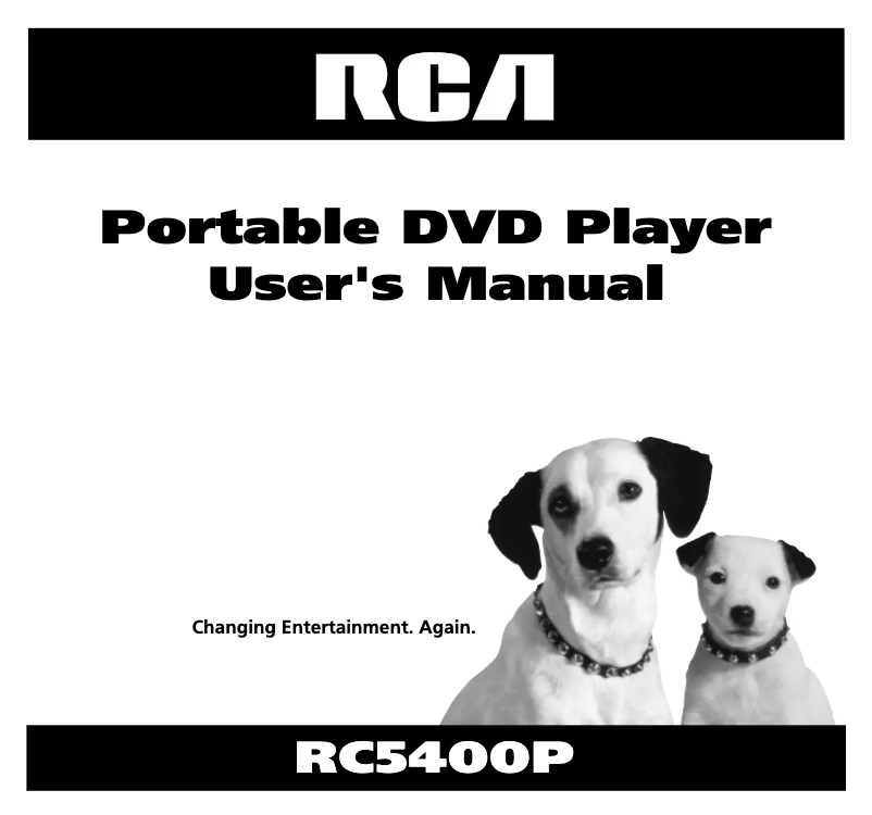 Page n°1 - Manuel utilisateur RCA RC5400P