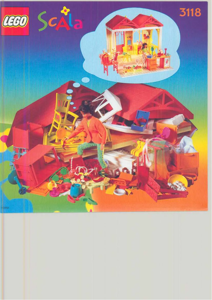 Page 1 de la notice Manuel utilisateur Lego Scala 3118