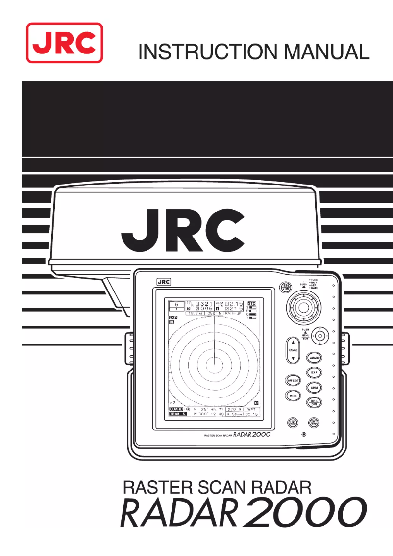 Image de la première page du manuel de l'appareil Radar 2000