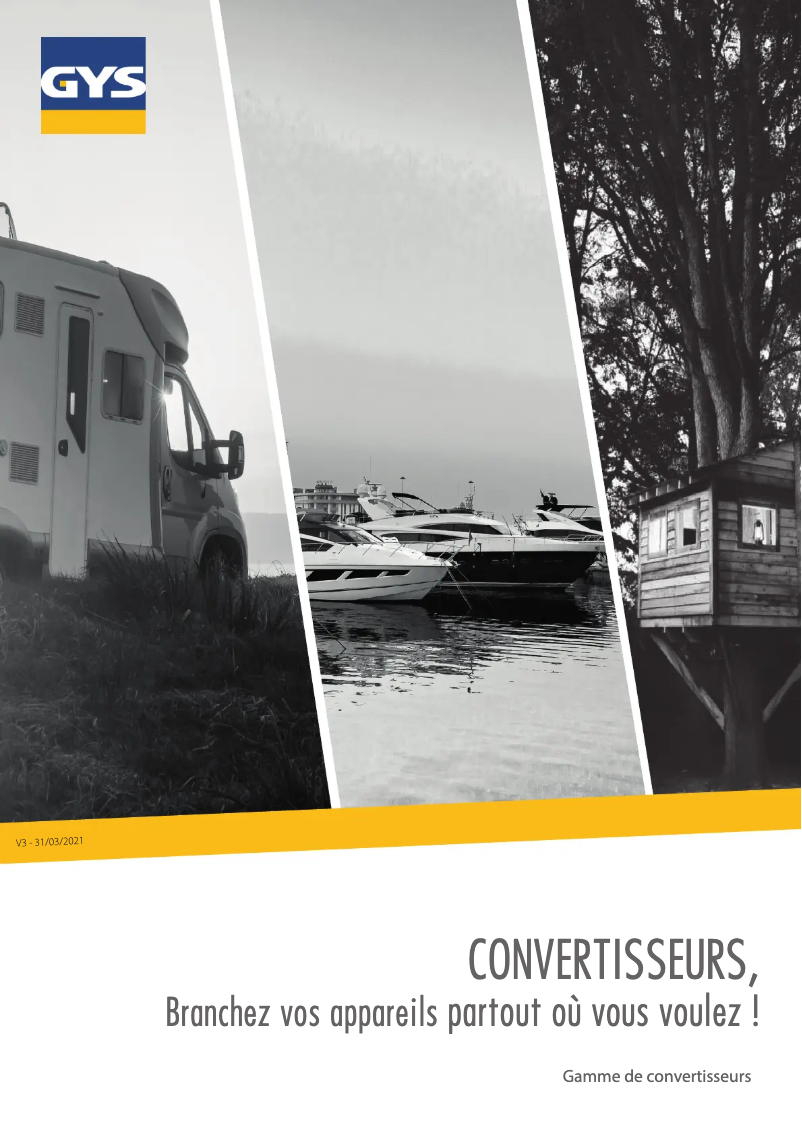 Page 1 de la notice Brochure GYS Convergys 300