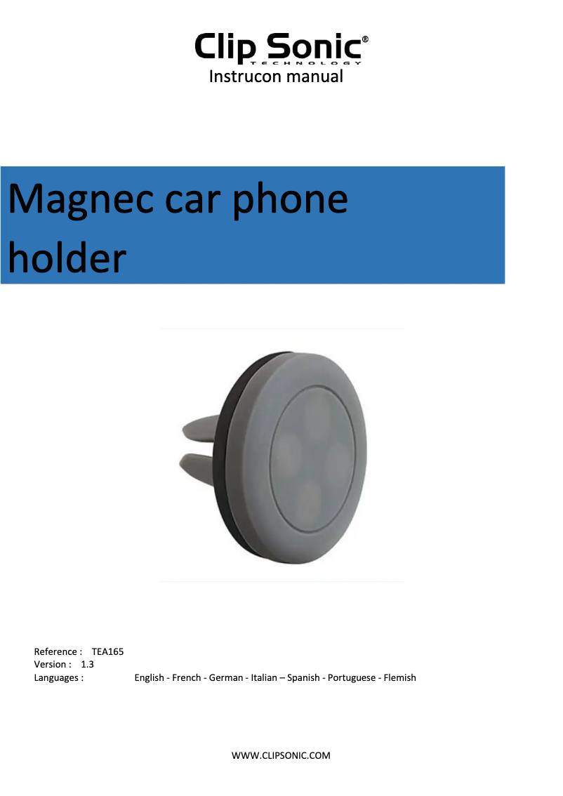 Page 1 de la notice Manuel utilisateur Livoo TEA165