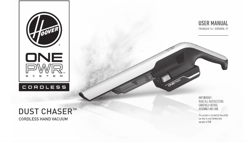 Page n°1 - Manuel utilisateur Hoover ONEPWR