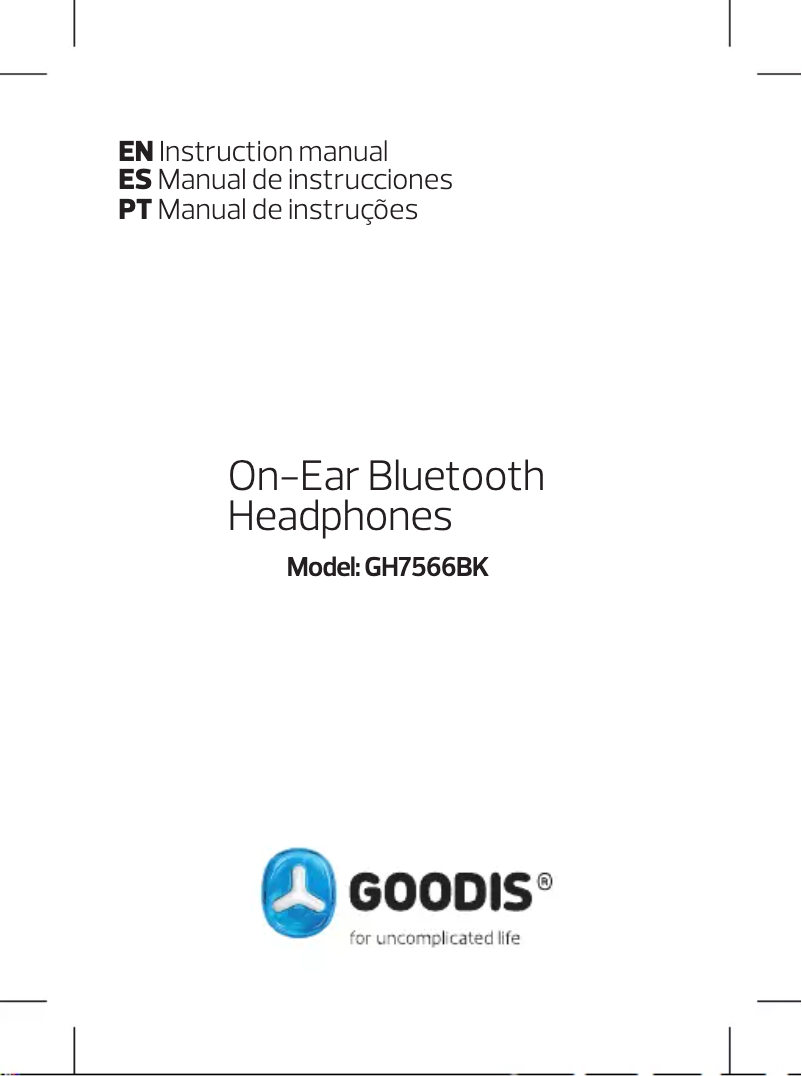 Page 1 de la notice Manuel utilisateur Goodis GH7566BK