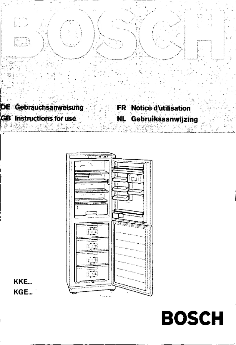 Page 1 of the manual User Manual Bosch KGE2615