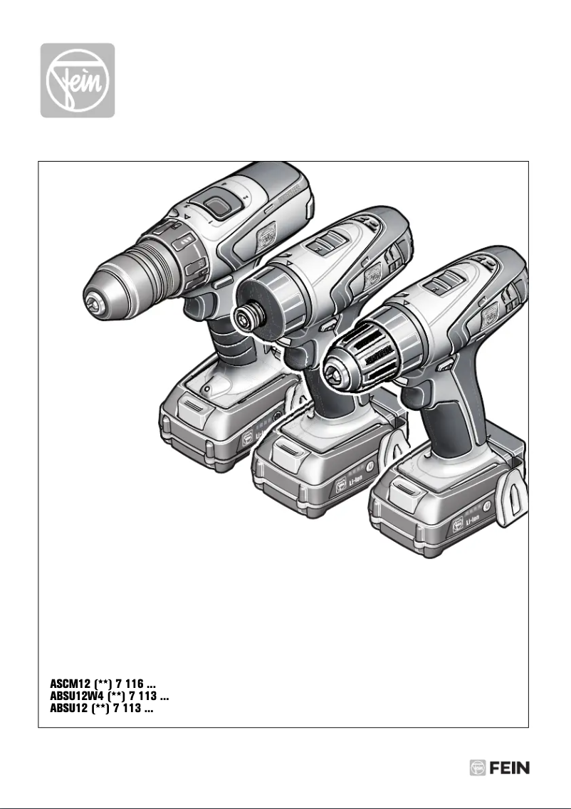 Page 1 de la notice Manuel utilisateur Fein ABSU 12 W4 Select
