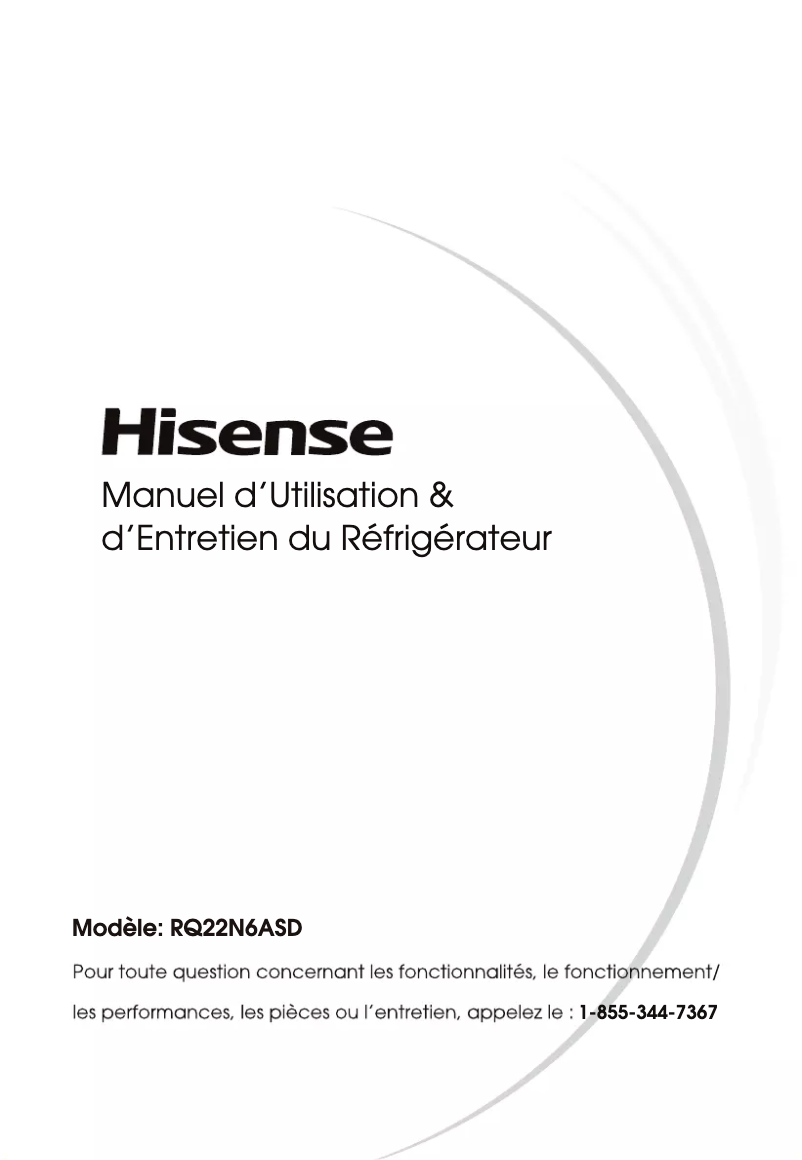 Image de la première page du manuel de l'appareil RQ22N6ASD