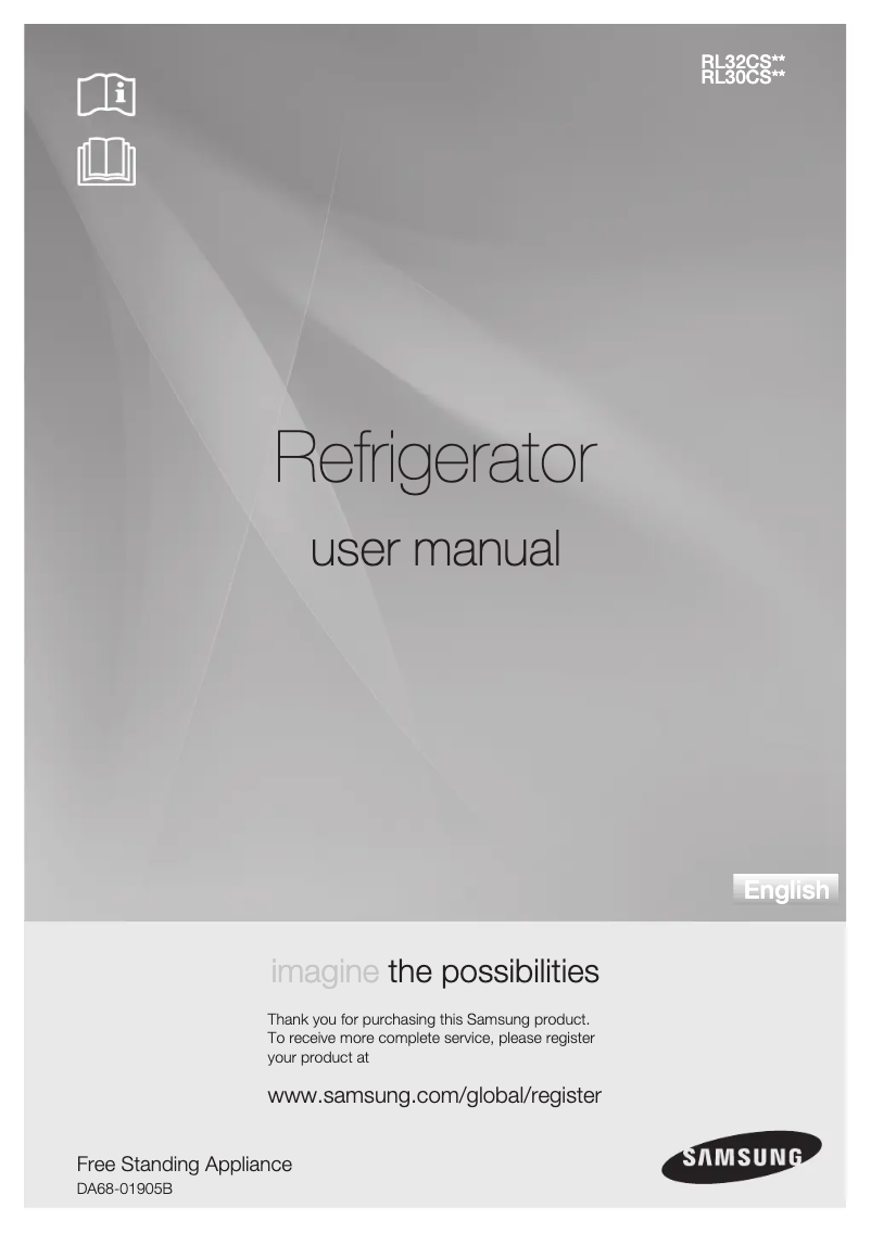 Image de la première page du manuel de l'appareil RL-32 CSCTS