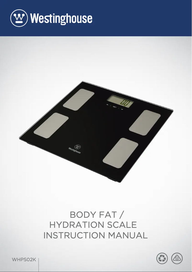 Image de la première page du manuel de l'appareil WHPS02K