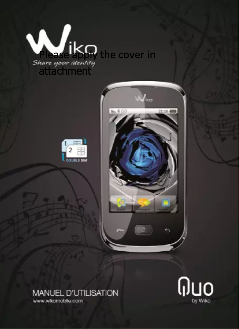Page n°1 - Manuel utilisateur Wiko Quo