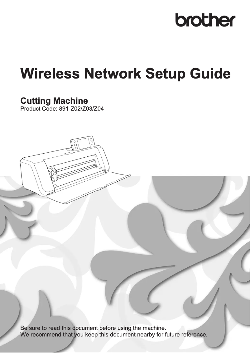 Page n°1 - Guide d'installation Brother CM650W