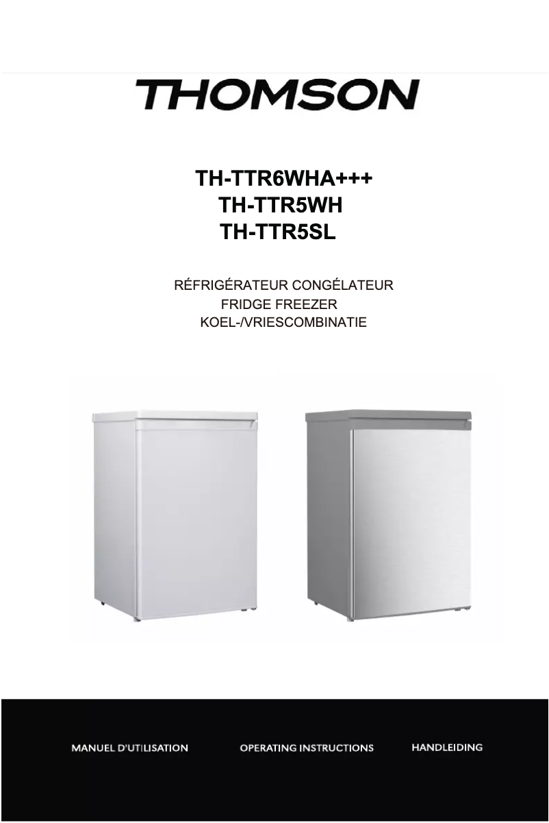 Image de la première page du manuel de l'appareil TH-TTR5WH