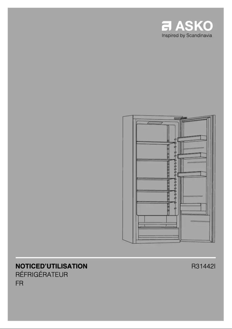 Page n°1 - Manuel utilisateur Asko R31442I