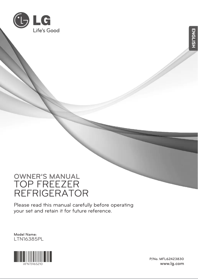 Page n°1 - Manuel utilisateur LG LTN16385PL