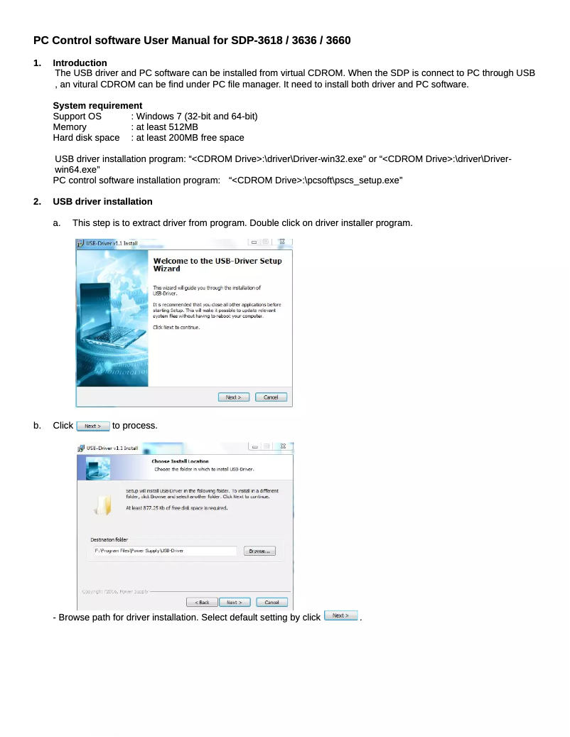 Page n°1 - Manuel utilisateur Manson SDP-3660