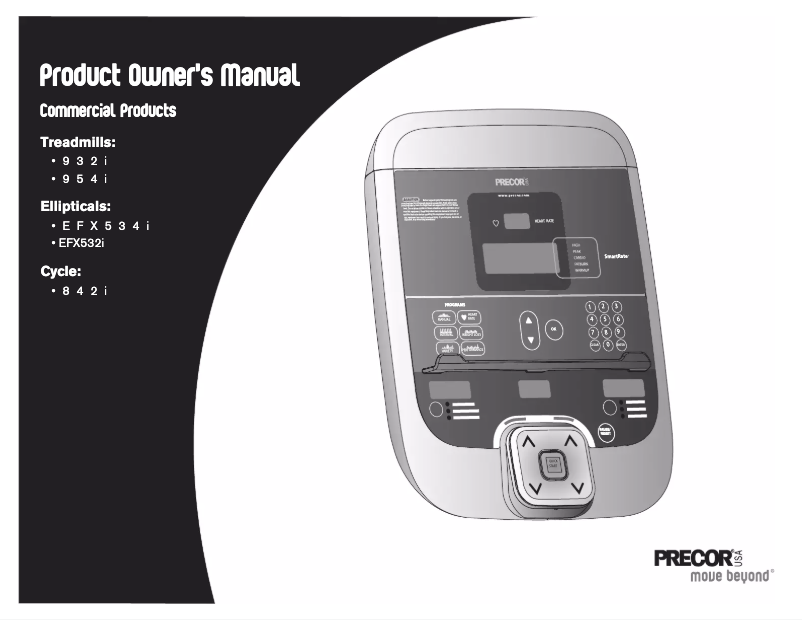 Image de la première page du manuel de l'appareil EFX532i