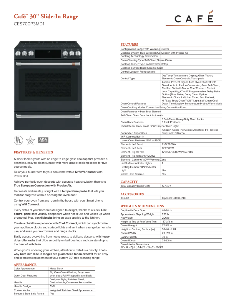 Image de la première page du manuel de l'appareil CES700P3MD1