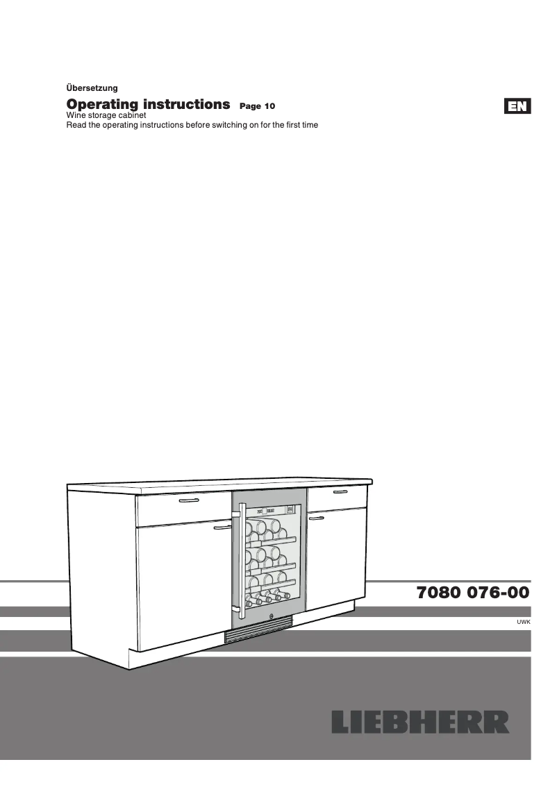Image de la première page du manuel de l'appareil UKes 1752 GrandCru