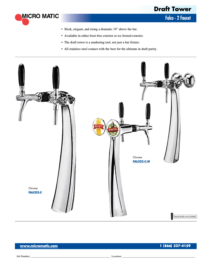Page n°1 - Manuel utilisateur Micro Matic FALCO2