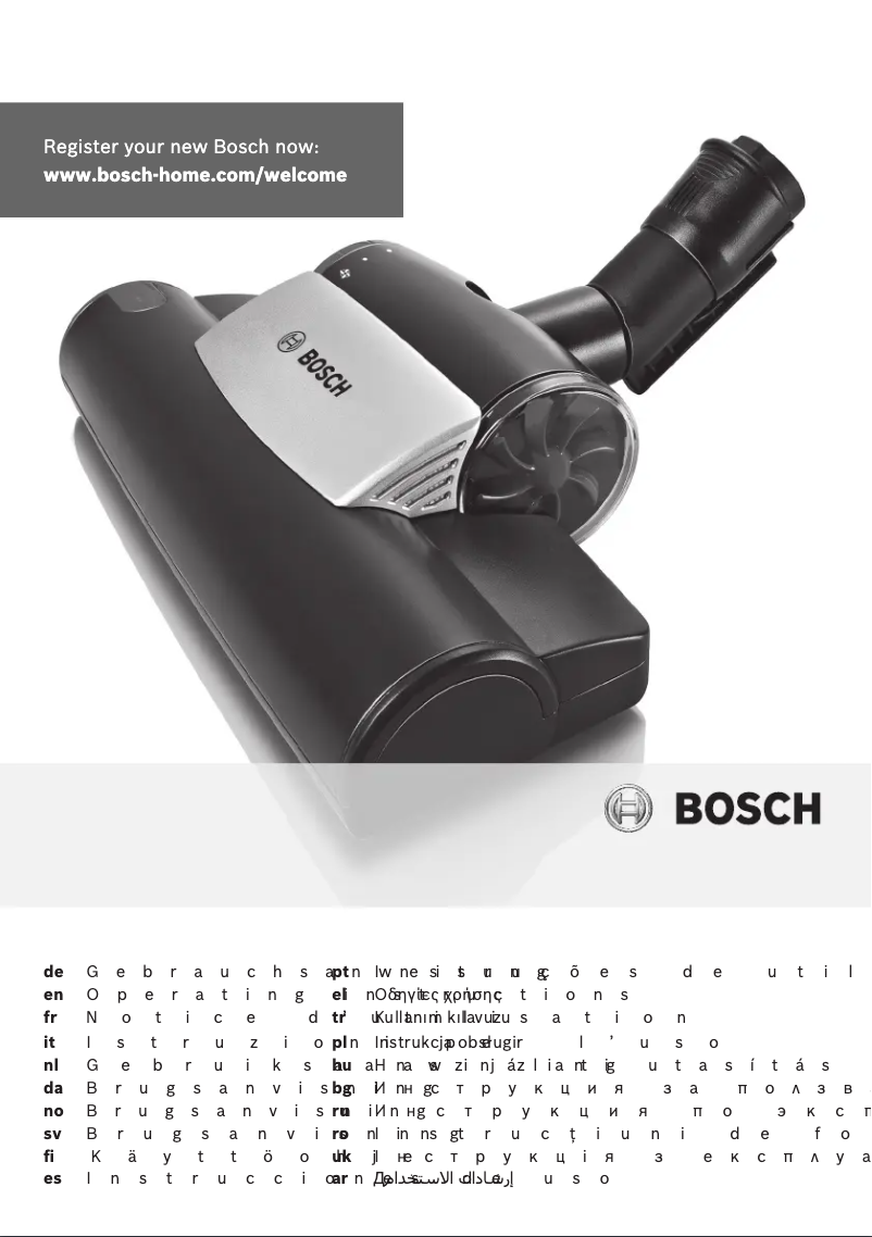 Page n°1 - Manuel utilisateur Bosch Relaxx'x BGS5140AU