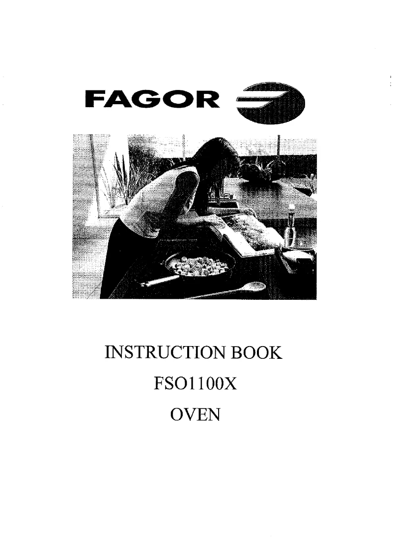 Page n°1 - Manuel utilisateur Fagor FSO 1100X