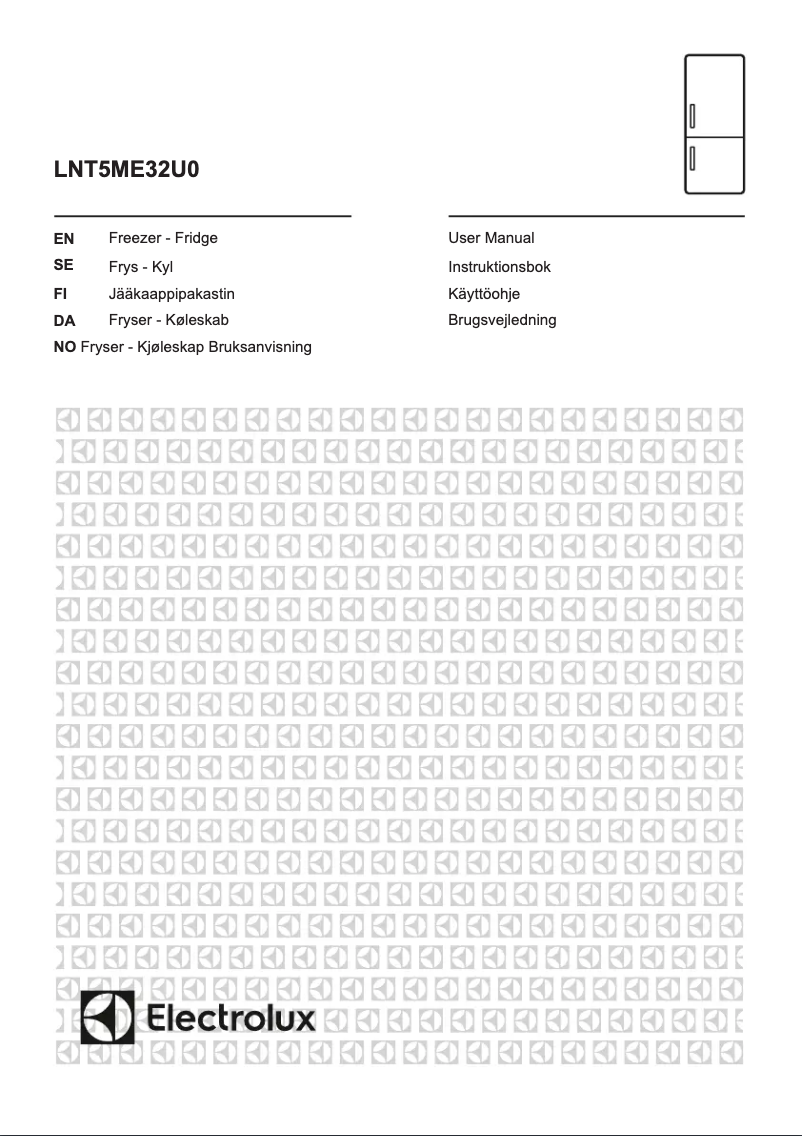 Page 1 de la notice Manuel utilisateur Electrolux LNT5ME32U0