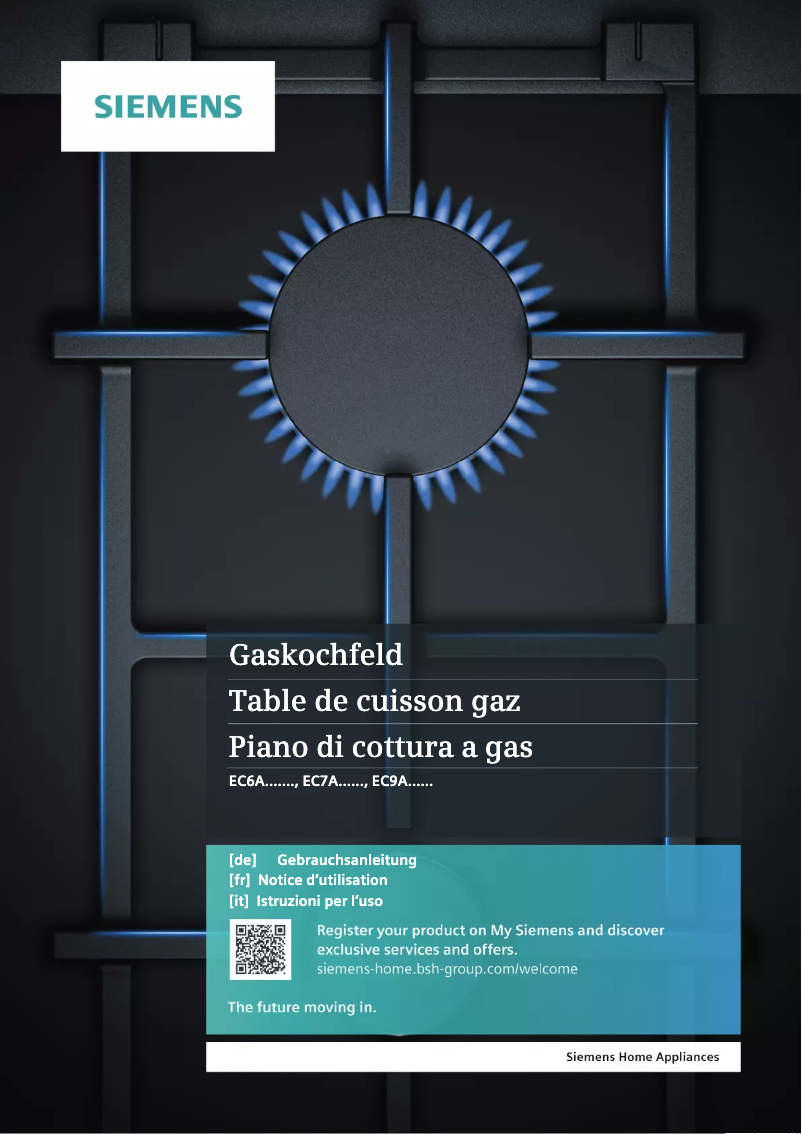 Page n°1 - Manuel utilisateur Siemens EC6A6PB90R