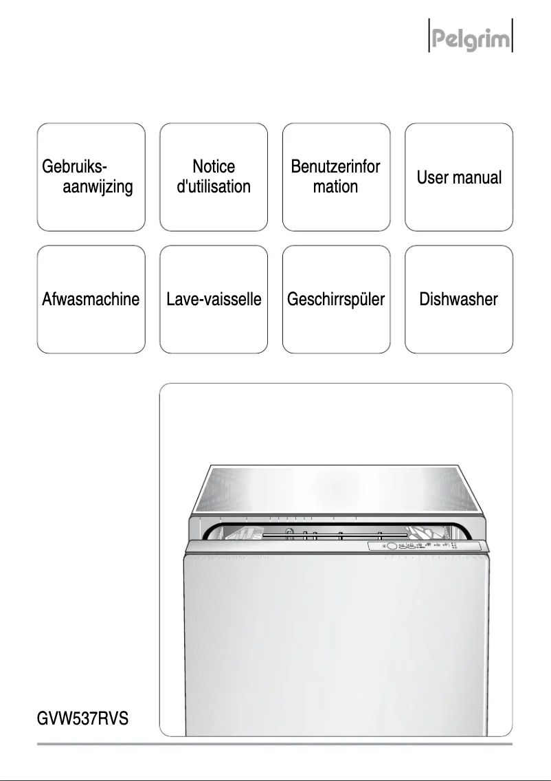 Image de la première page du manuel de l'appareil GVW537RVS