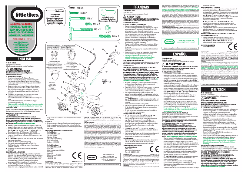 Image de la première page du manuel de l'appareil 634321C