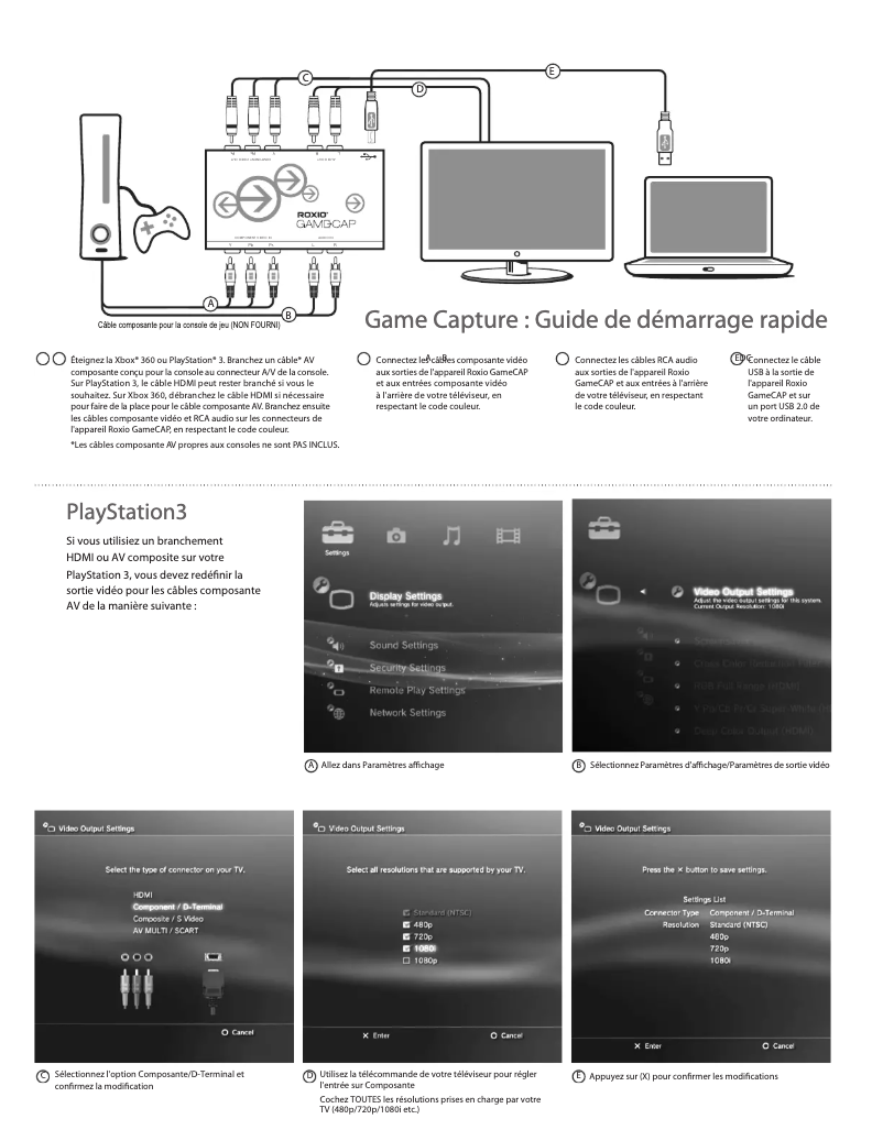 Image de la première page du manuel de l'appareil Game Capture