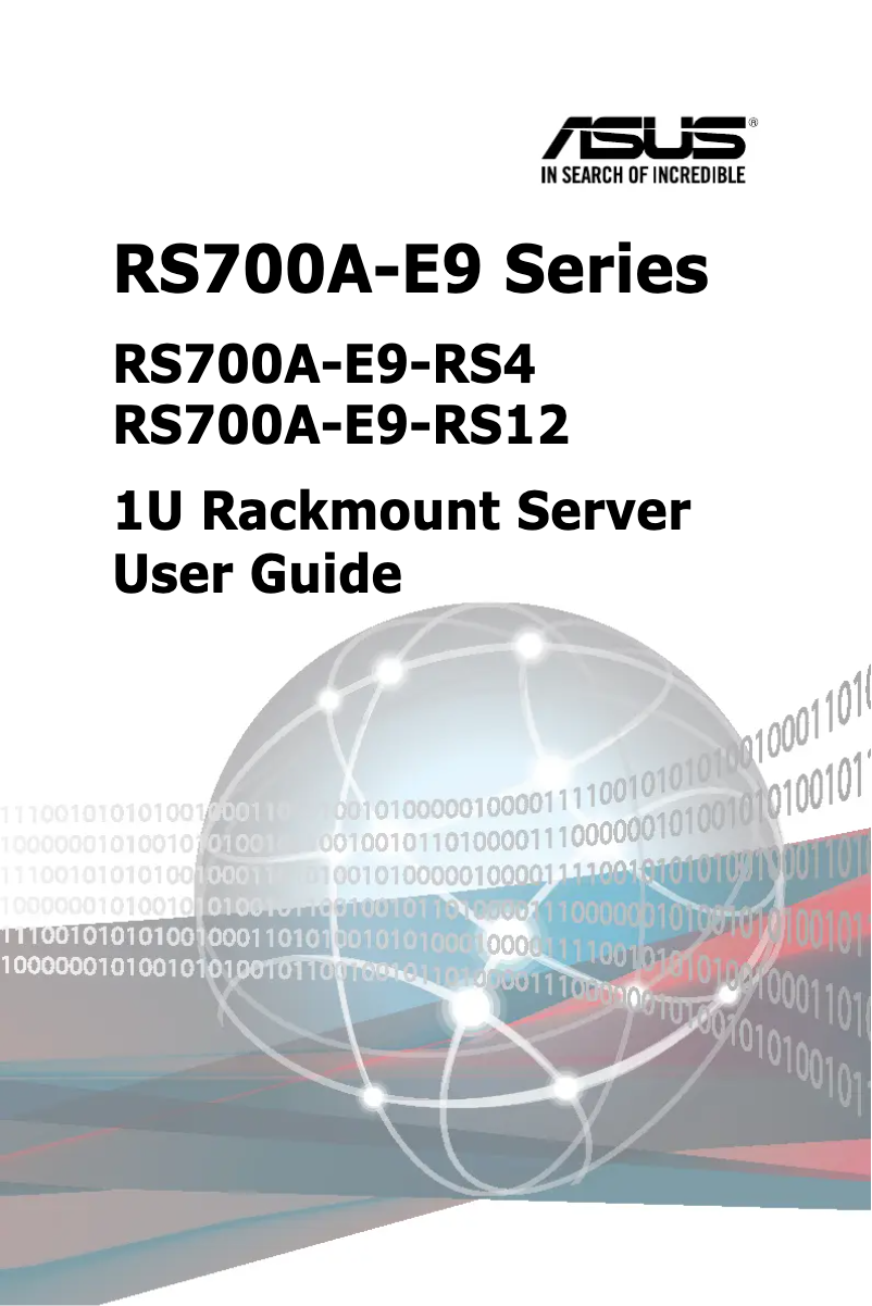 Page n°1 - Manuel utilisateur Asus RS700A-E9-RS12