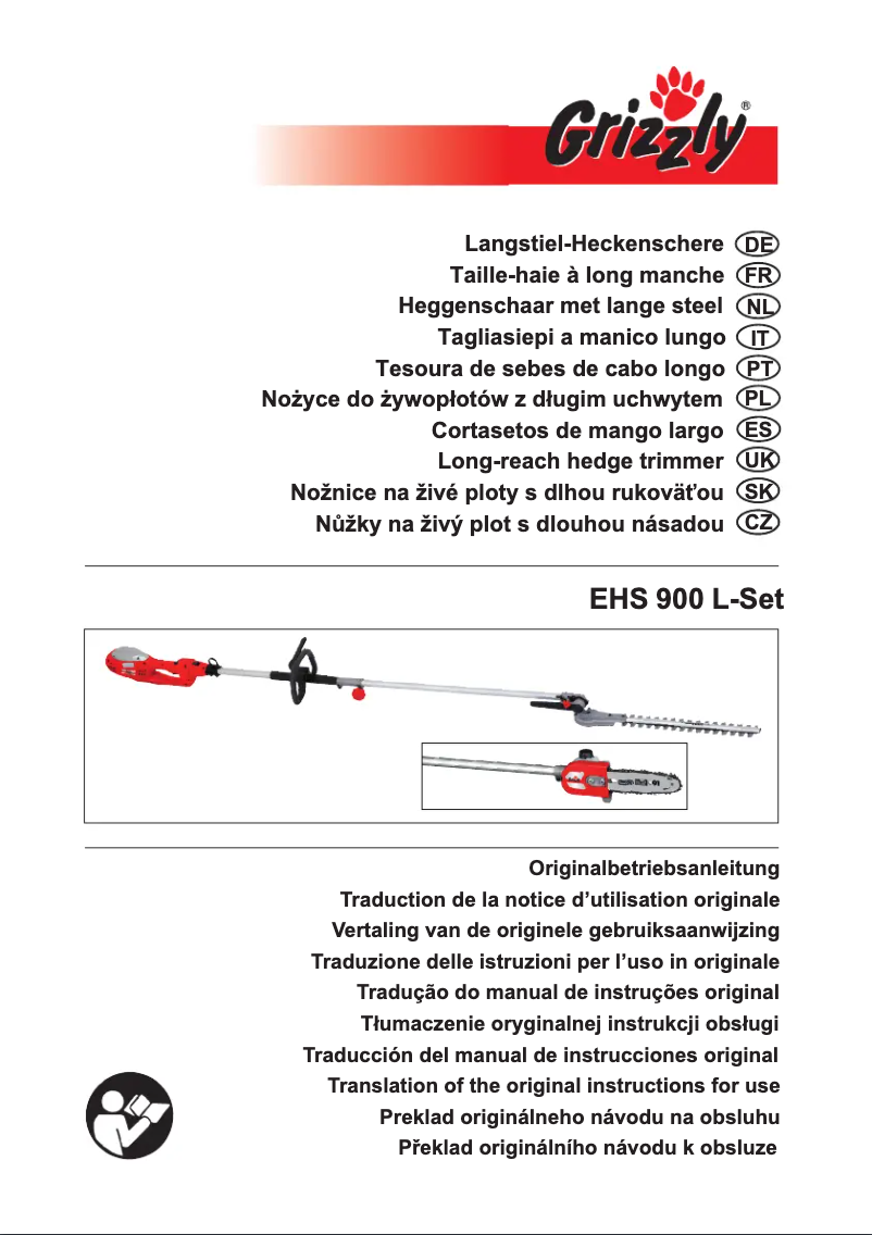 Página 1 del manual Manual de usuario Grizzly EHS 900 L-Set