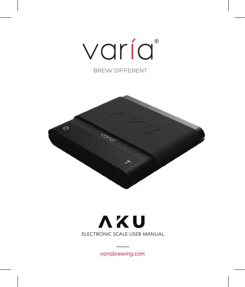 Page n°1 - Manuel utilisateur Varia AKU