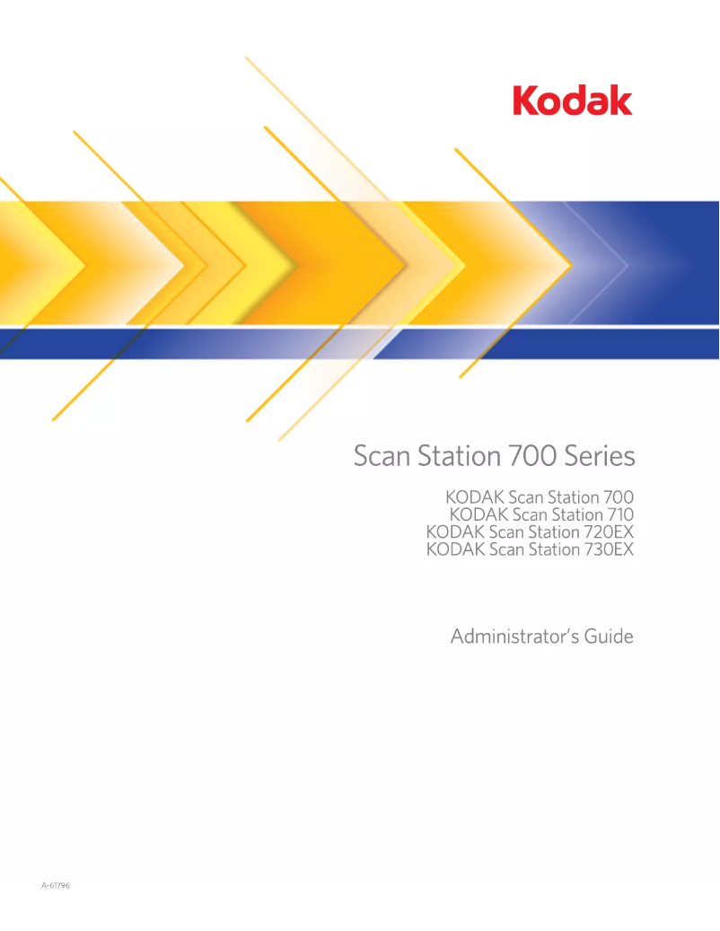 Page n°1 - Manuel utilisateur Kodak Scan Station 730EX