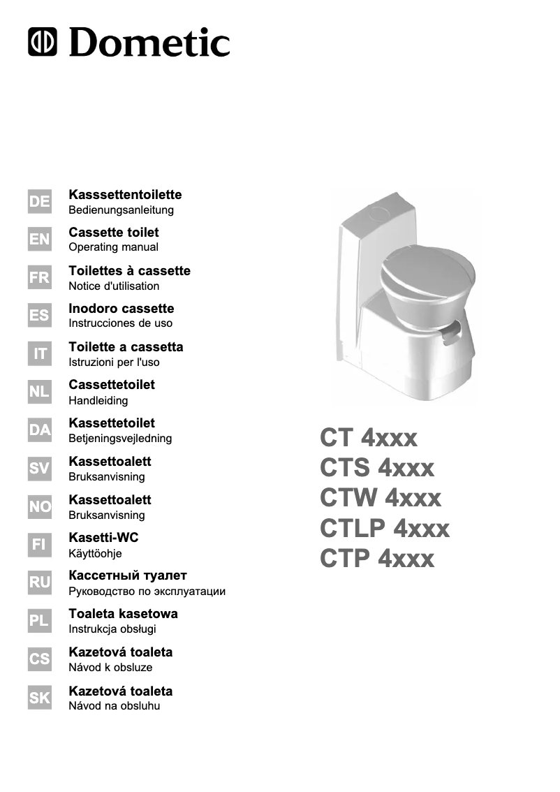 Image de la première page du manuel de l'appareil CT 4050