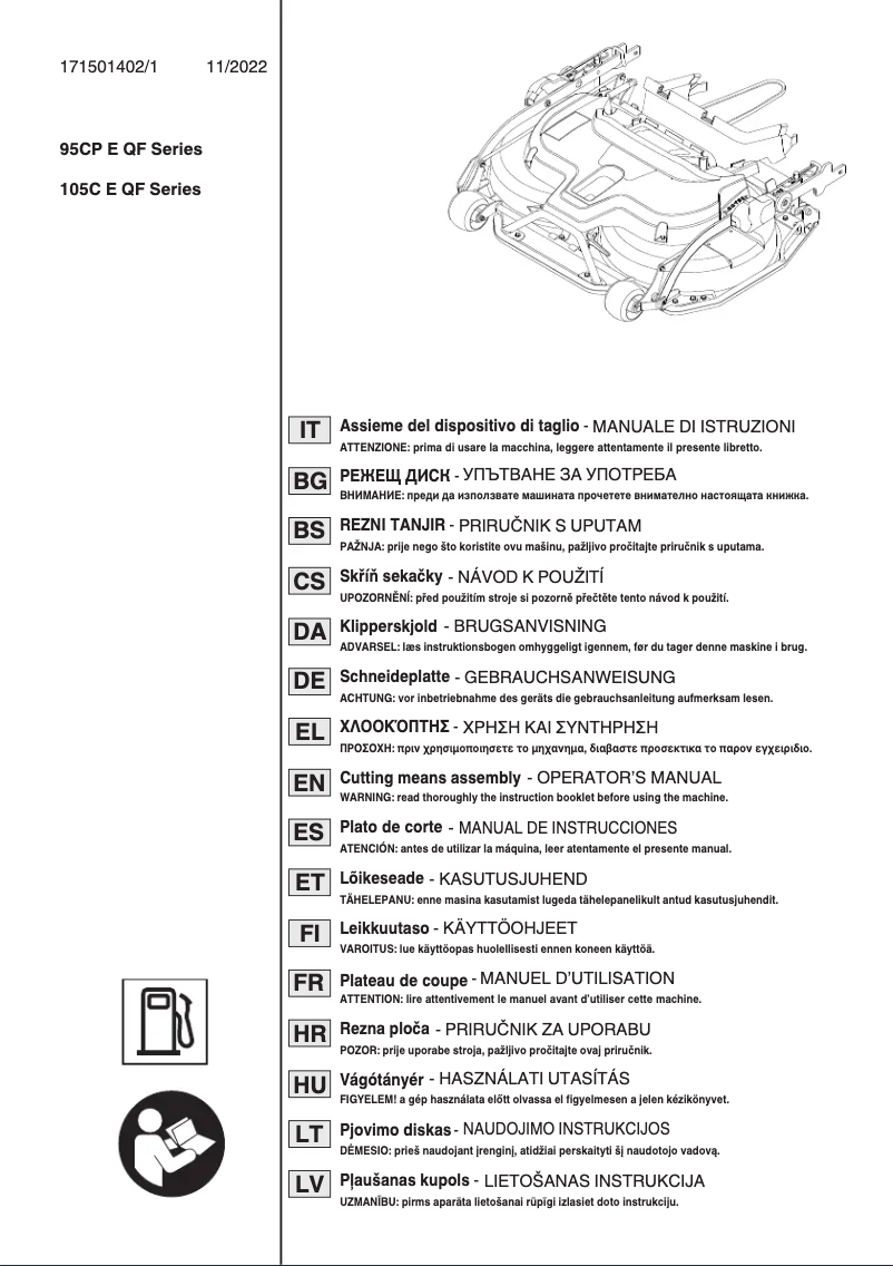 Page 1 de la notice Manuel utilisateur Stiga Combi 95 Q Plus