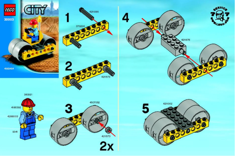 Image de la première page du manuel de l'appareil Steam Roller