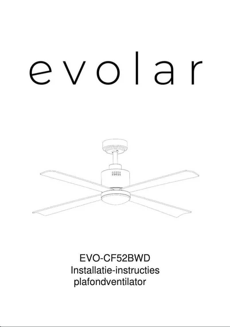 Page n°1 - Manuel utilisateur Evolar EVO-CF52BWD