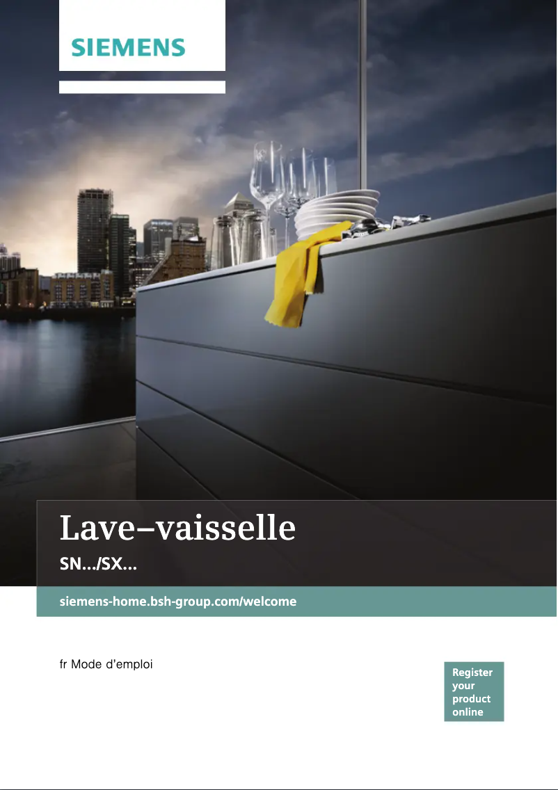 Page n°1 - Manuel utilisateur Siemens SN478S26TE