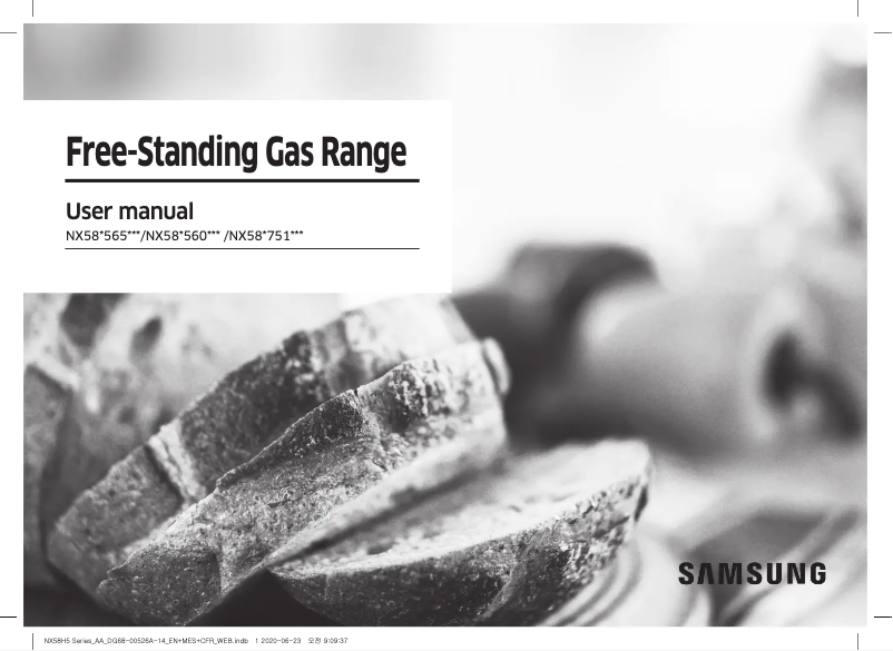 Image de la première page du manuel de l'appareil NX58T7511SS/AA